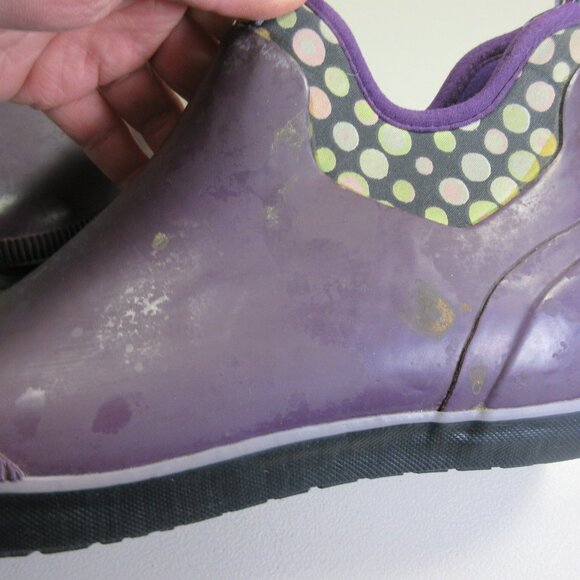BOGS womens purple Mattie Dots insulated Waterproof WP snow rain boots 11 M - Picture 5 of 12